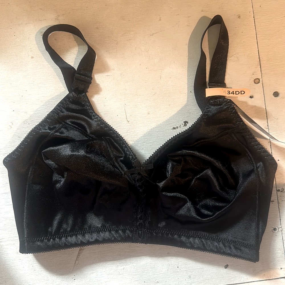Black corset bra size 34DD